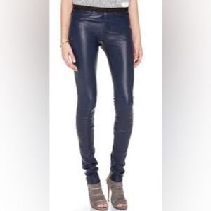 Helmut Lang lambskin leather pants size 10